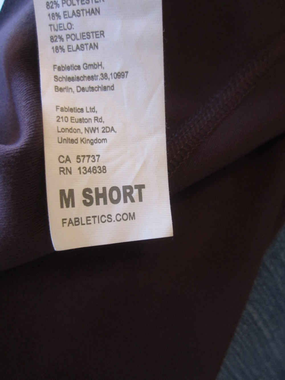 Fabletics PureLuxe Wide-Leg Jumpsuit in Oxblood - Size Medium Short - Picture 8 of 8